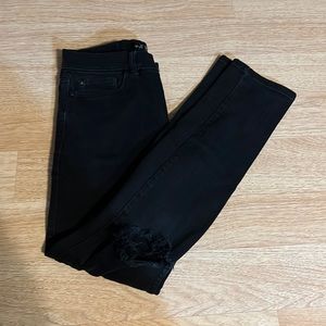Hot Topic XXXRude Black Distressed Skinny Jeans